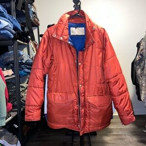 Vintage Men's Puffer Jacket Size Medium